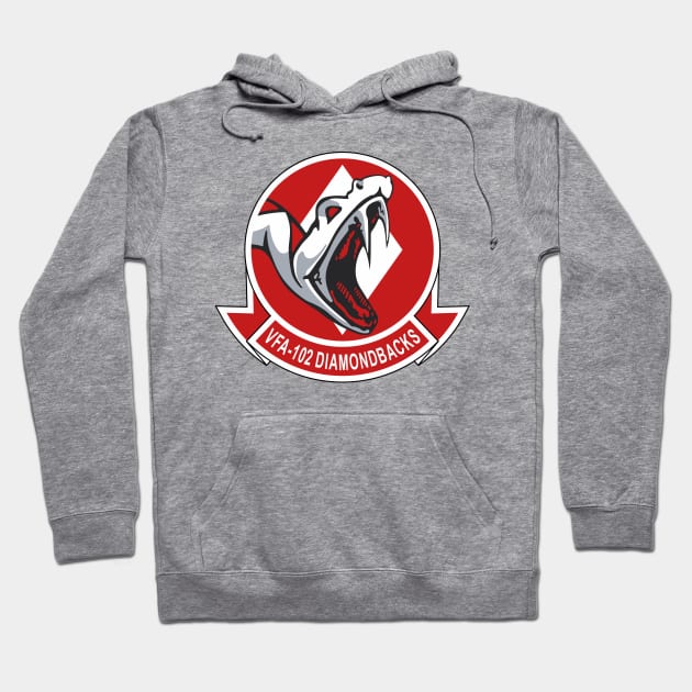 VFA-102 Diamondbacks - Super Hornet Hoodie by MBK